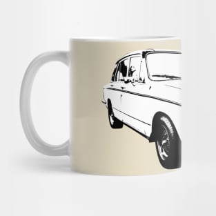 Triumph Dolomite Sprint 1970s British classic car monoblock black and white Mug